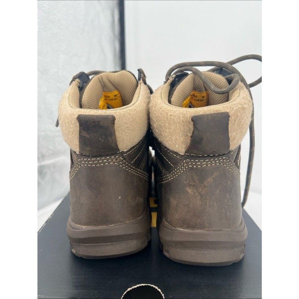 Caterpillar Tess ST Work Boots in Dark Grey Brown - Picture 3 of 7